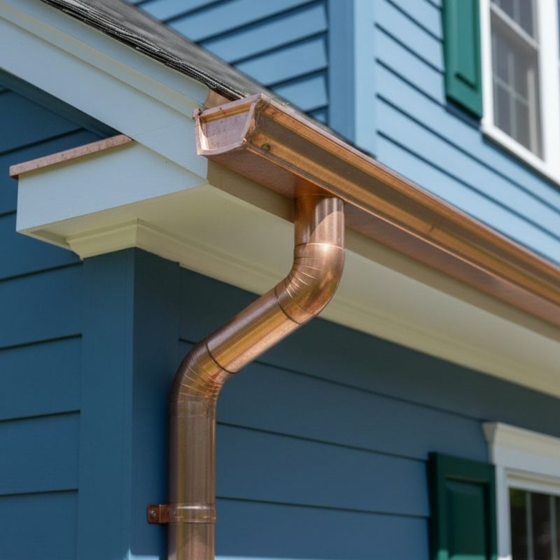 Copper Gutter Replacement